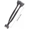 Universal Products SATA Power 15-Pin Y-Splitter Cable Adapter Male to