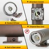 Tesjaso Modern Outdoor Wall Light with Dusk to Dawn Sensor,