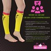 Tipi Toe Unisex Calf Compression Sleeve 3-Pairs Oceanic Oasis Green