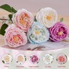 Chinook Roses Artificial Flowers,6 PCS Real Touch Austin Roses Bouquet