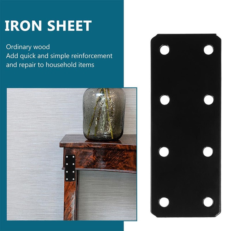 Flat Brackets for Wood, L Brackets Metal Flat Plates: Flat