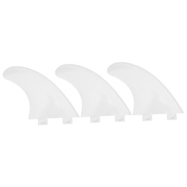 3Pcs/Set Durable G5 Surfboard Fin Surf Boards Accessory Water Diversion Left Middle Rightwhite