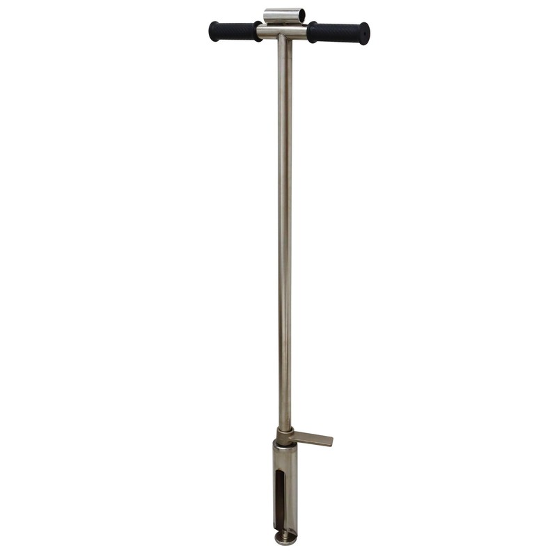 HQHAOTWU Soil Sampler Probe with Foot Pedal 304 Stainless Steel