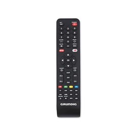 Grundig Universal Remote Control - Up to 8 Devices Simultaneously - 210 x 50 x 18 mm - Black