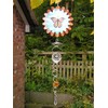 16,5 cm Designer animierte Schmetterling Wind Spinner + lange 30,5
