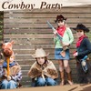 Hercicy 12 Pcs Kids Cowboy Hat Cowgirl Western Hat for