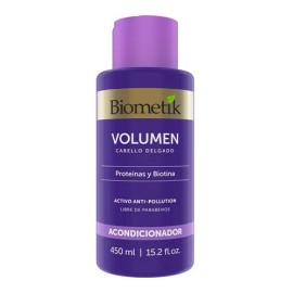 Biometik Acondicionador Volumen Con Proteínas Y Biotina