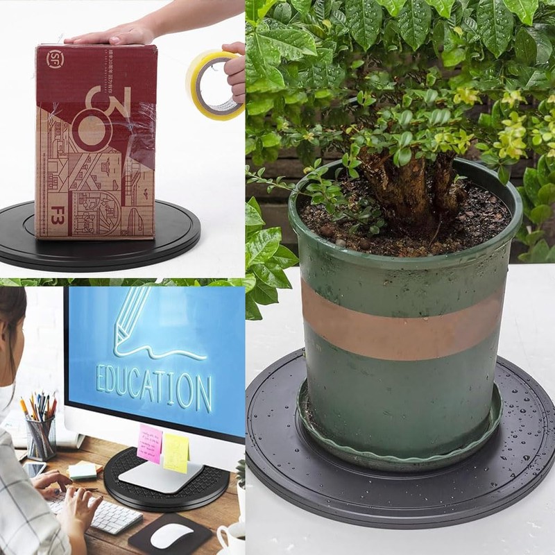 回転台 直径20cm ターンテーブル 大型 360度回転 プロジェクター モニター台 植木鉢台 電話機 陶芸