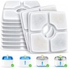 10 Pcs Filtros para Fuentes para Gatos Cuadrada de 84