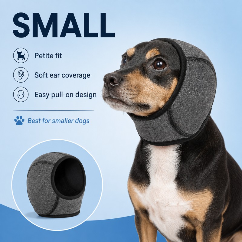 Waterproof Dog Ear Muffs for Grooming & Swimming – Noise-Reducing