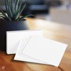 Blank Index Flash Note Cards | 80lb Heavyweight Thick White