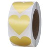 Hylabelest Coloured Dot Heart Stickers 30mm Love Shape Valentine's Day