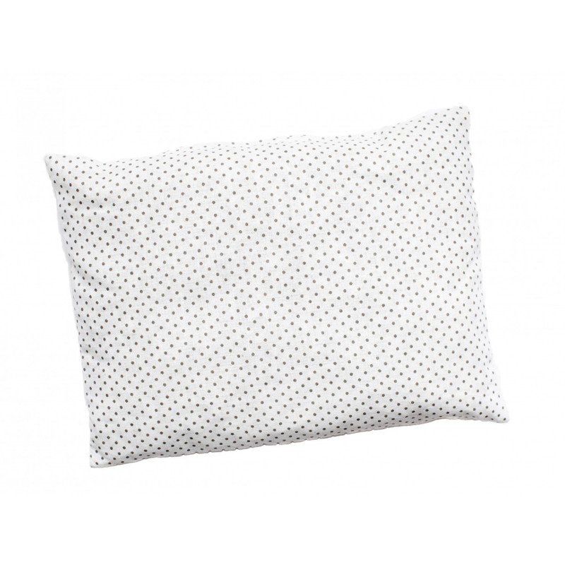 Miniblings Herbal Herb Pillow Cushion Health 25X20cm White Black Dots