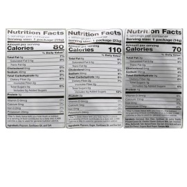 UD Skinny Pop-Pirate Booty 14 Variety Pack of 3-8.2 oz Soft and Sweet Corn Snacks in Flavor Bottles and Bags