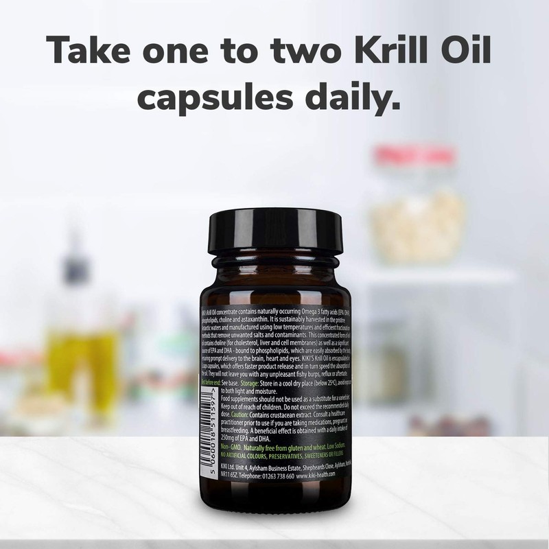 KIKI Health Krill Oil - 30 Capsules