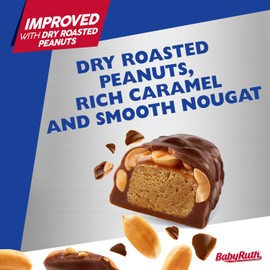 Baby Ruth, Fun Size Candy Bars 6 pieces, 3.9 oz