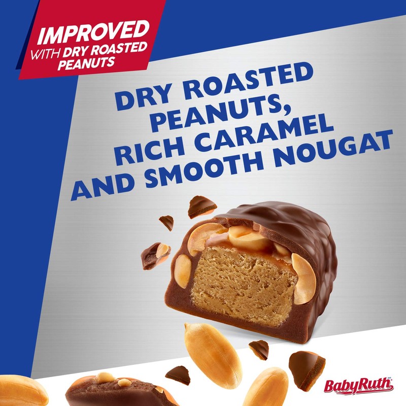 Baby Ruth, Fun Size Candy Bars 6 pieces, 3.9 oz