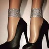 Xerling Multi-Row Rhinestones Ankle Bracelets for Women - Boho Layered