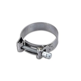 Kijima 209-2607 Motorcycle Parts Muffler Band, 2.5 - 2.7 inches (63 - 68 mm), Stainless Steel Band / Bolt Part Steel