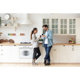 FOSIEN® Floating shelf for just spices without drilling - spice rack floating for just spices without drilling, shelf for just spice spices with floating effect / spice rack just spice