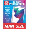 Samsill Mini Sheet Protectors 200 Pack, 5.5 x 8.5 Inch