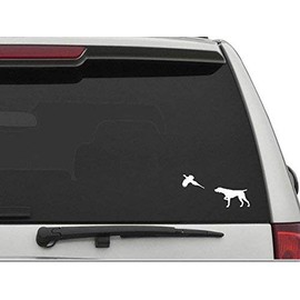 DECALS USA Pointer Pointing Pheasant Decal Sticker for Car and Truck Windows and Laptops