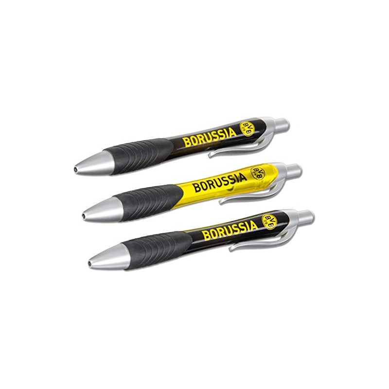 Borussia Dortmund BVB 09 Ballpoint Pen Set of 3