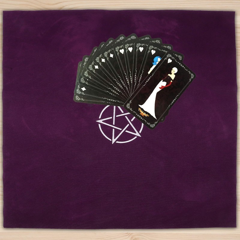 Gadpiparty 1 Set Tarot Card Tablecloth tarrot Cards Tarot Table