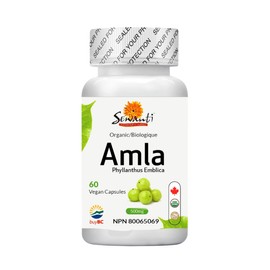 Sewanti Organic Amla Digest, Digestant, Laxative, rejuvenative, NPN 80065069, 60 Vegan High Potency Extract Capsules, 500mg