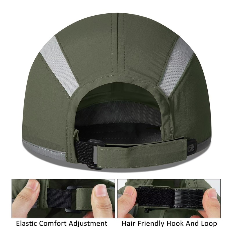 GADIEMKENSD Quick Dry Sports Hat Lightweight Breathable Soft Outdoor Run
