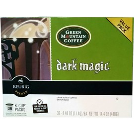 Green Mountain Coffee 36 Count K-Cup Value Pack (Dark Magic)