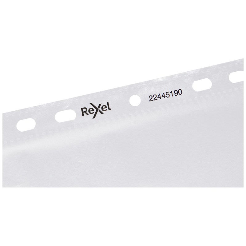 Rexel Standard A3 Plastic Punched Wallets Top Opening, Pack of