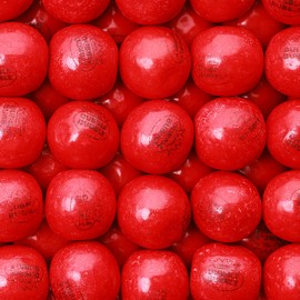 Gumballs for Gumball Machine - 1 Inch Gumball Refill - Cherry Flavored Double Bubble Gum Red Gumballs for - Bulk Gum Balls 1.7 Lb - Chewing Gum