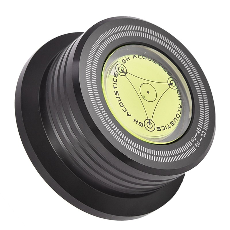 60Hz Turntable Disc Record Stabilizer Clamp with Bubble Level for