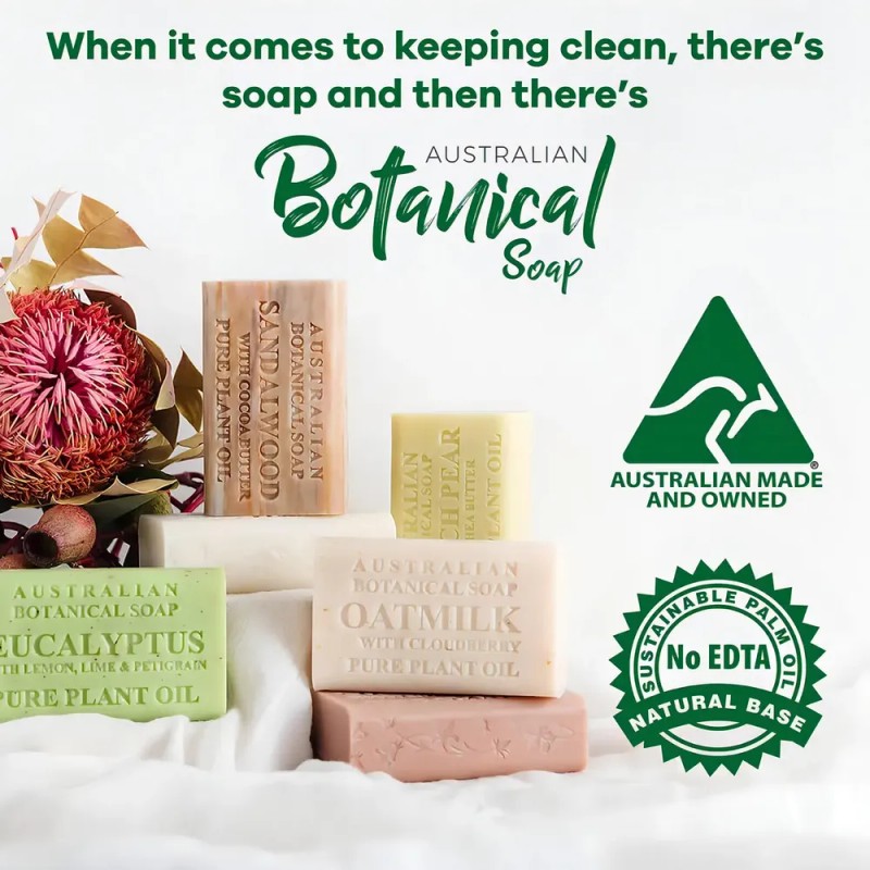 Jabón Barra Australian Botanical Soap Leche Cabra 7oz Hidratante