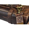 Leather Knife Roll Storage Bag, Elastic and Expandable 10 Pockets,