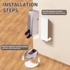 Door Stop Heavy Duty-Hydraulically Quiet WYGWP Windproof Stoppers Hold Mount