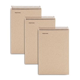 Mintra 100% Recycled Notebooks (Steno Book, Kraft Cover 3pk)