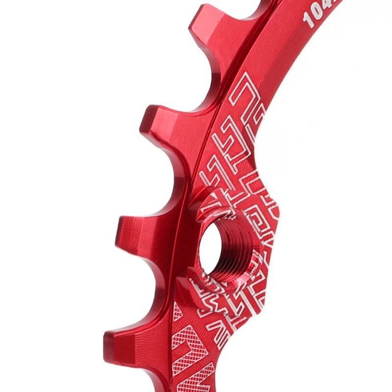 Bicycle Chainring, 30T 104 mm BCD Aluminium Alloy Single Speed