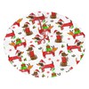 UGTEWXU Cute Dachshund Christmas Tree Skirt Christmas Tree Skirt 36"
