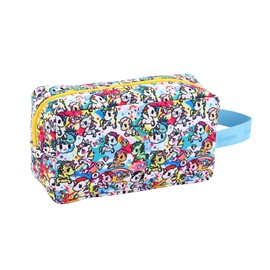 Tokidoki Makeup Bag for Women Unicorno Cosmetic Organizer Bag Cute Cosmetic Case for Travel, Colorful, Fashion