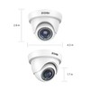 ZOSI 4Pack 2.0MP HD 1080P Security Cameras Kit, 80ft Night