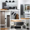 Beelee 4 Pack Black Towel Hooks for Bathroom Wall Mounted