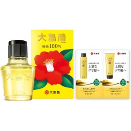 Oshima Tsubaki 2.4 fl oz (60 ml) Gift Included, Camellia Oil, Hair Oil, Non-Rinsing Treatment, Moist Skin and Scalp