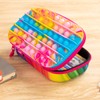 ZIPIT POP Pencil Box for Girls | Silicon Sensory Push