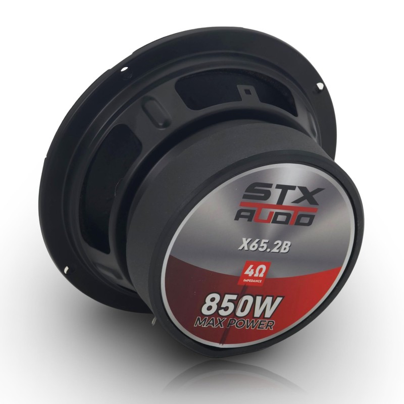 STX Audio X65.2R 6.5" Midrange Speaker, 850 Watts Max Power,