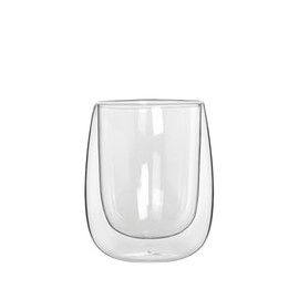 Bialetti Verona Double-Wall Glass Cups, 8.4 oz (250 ml), Set of 2, Espresso, Cappuccino & Iced Drinks, Clear