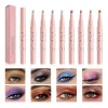 8 Colores Lápiz Sombra De Ojos Matte Y Brillante En