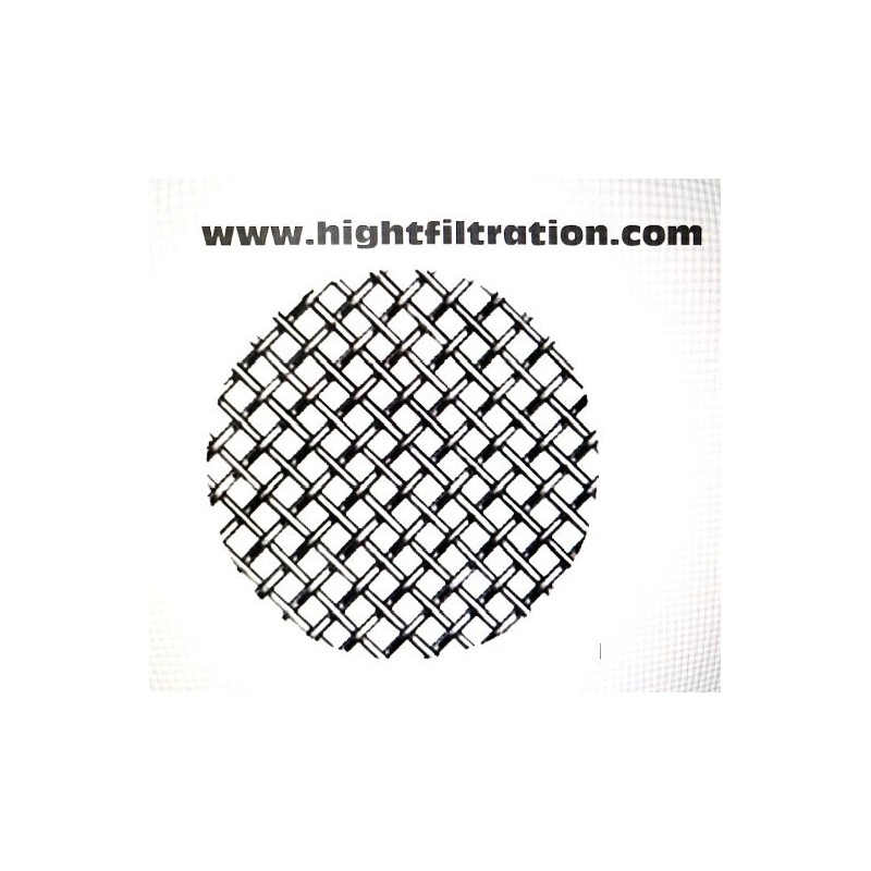 Stainless Steel 304 wire cloth disc 1" Dia 200X200 mesh