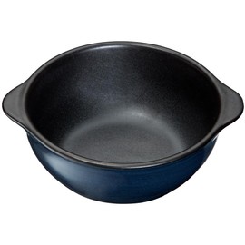 Shigaki Chocotto Heat Resistant Soup Pot, Navy 4113